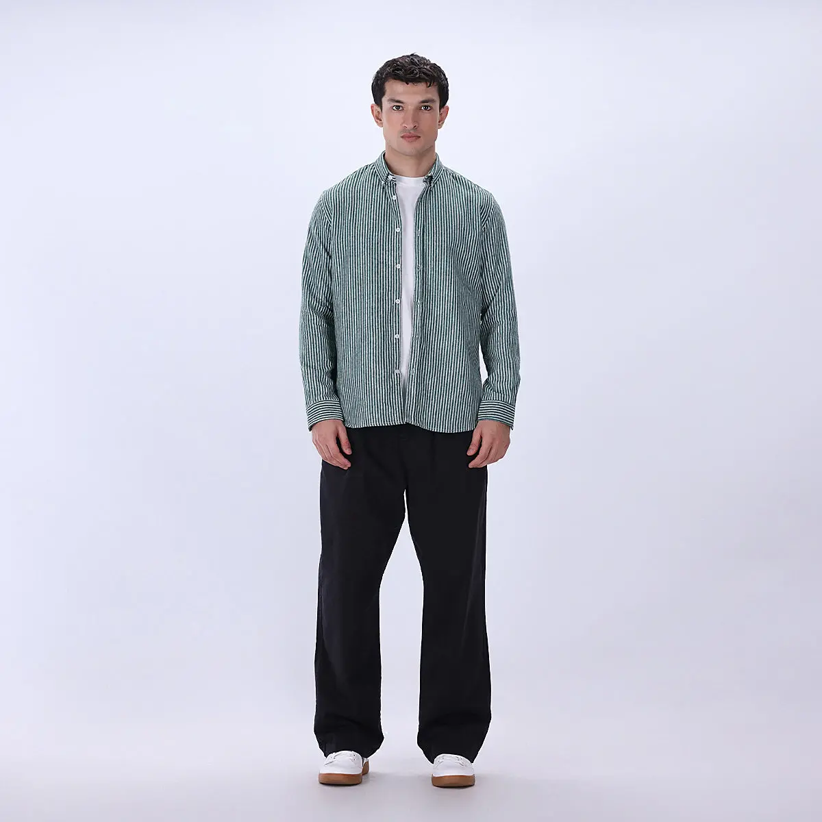 Striped Flannel Shirt 1