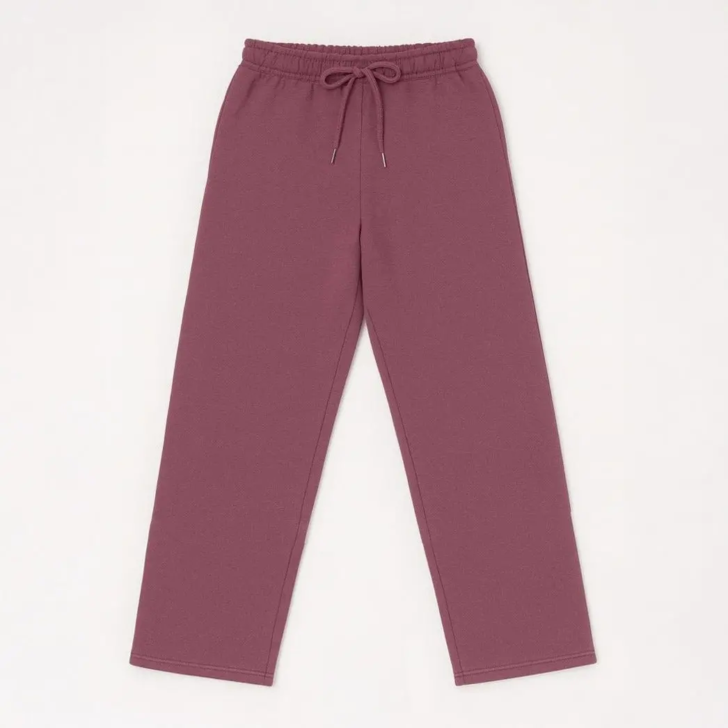 Butter Fleece Wide Leg Trouser 1