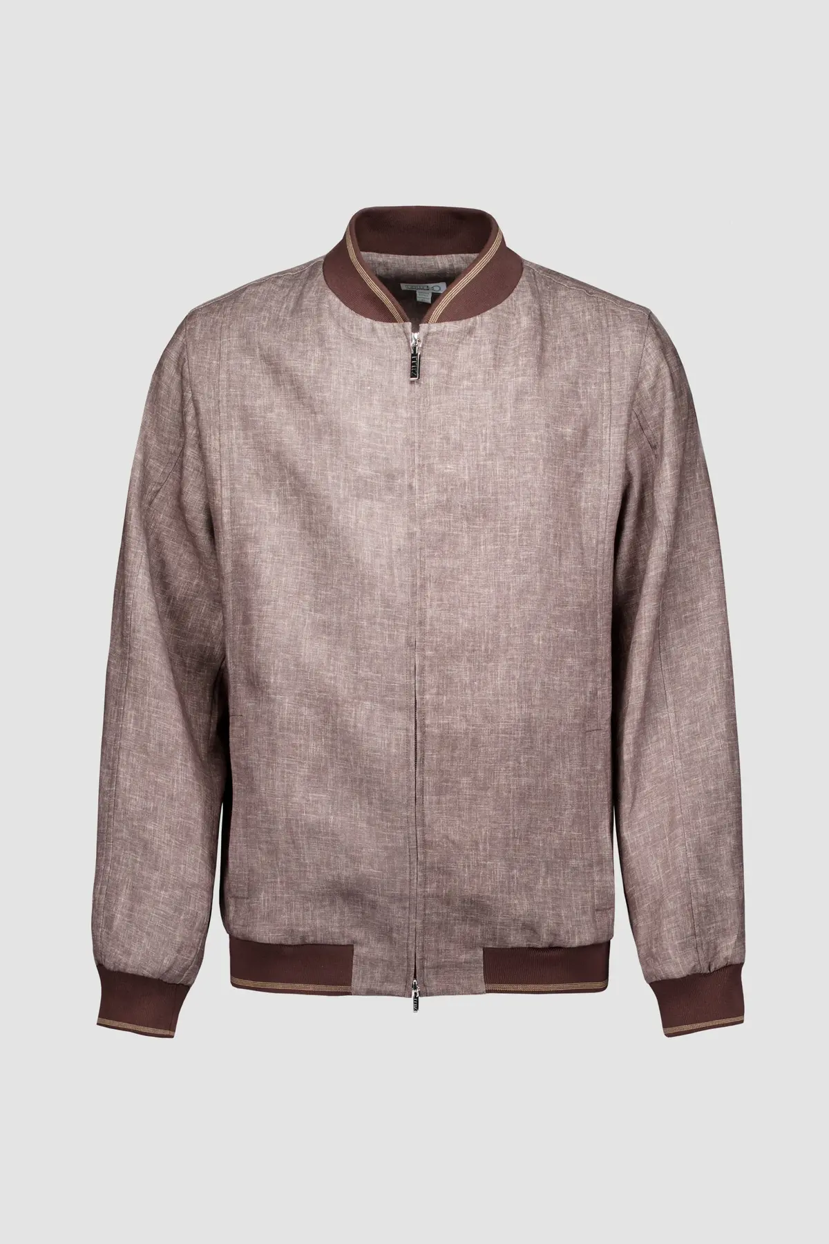 Zilli Brown Linen Overshirt 1