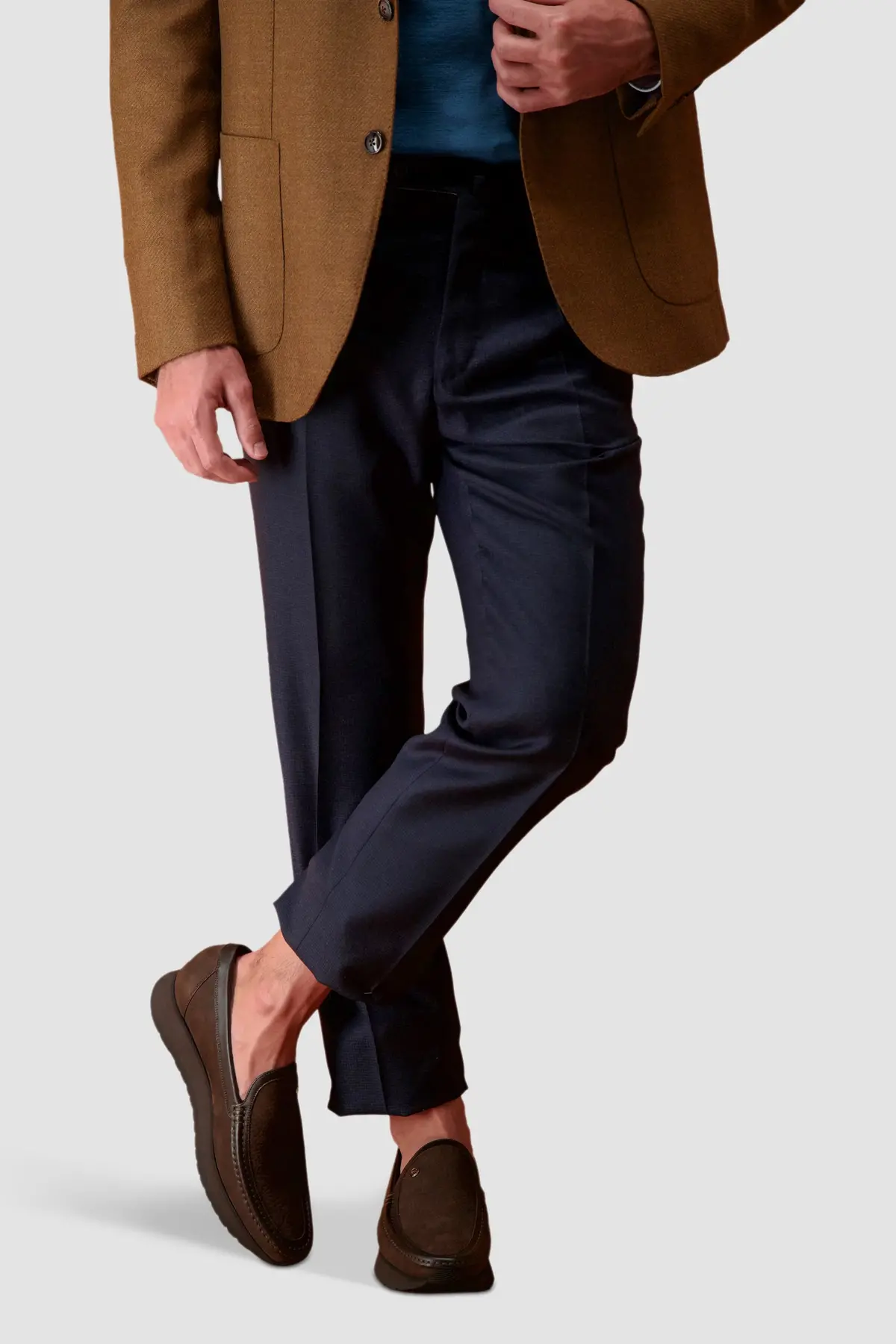 Zilli Graine Brown Nubuck Loafers 2