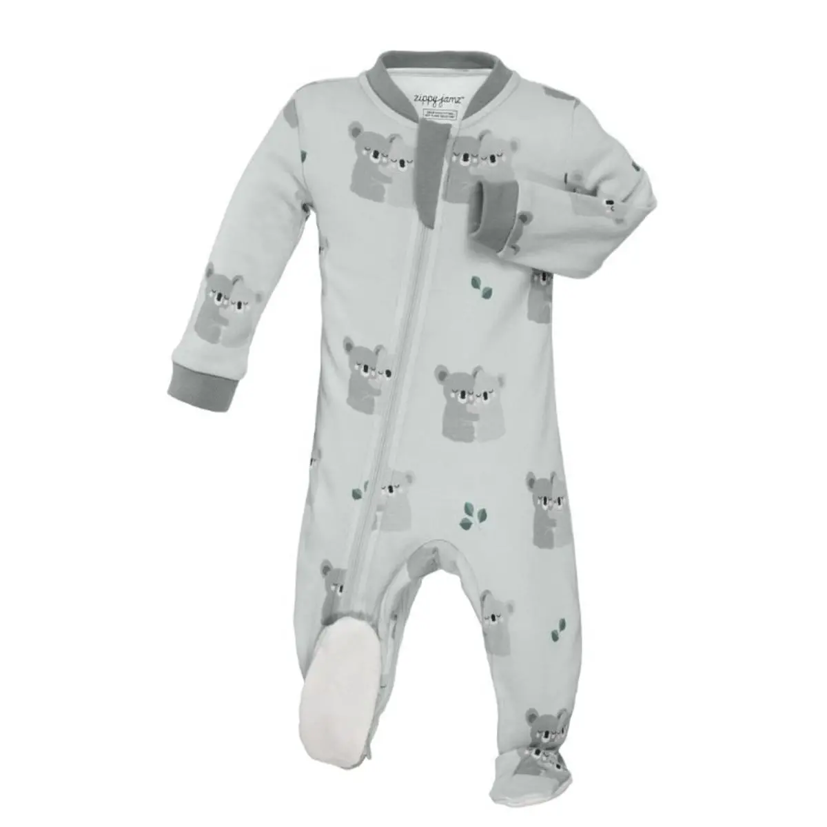 Patterned Organic Footed Sleepers 22