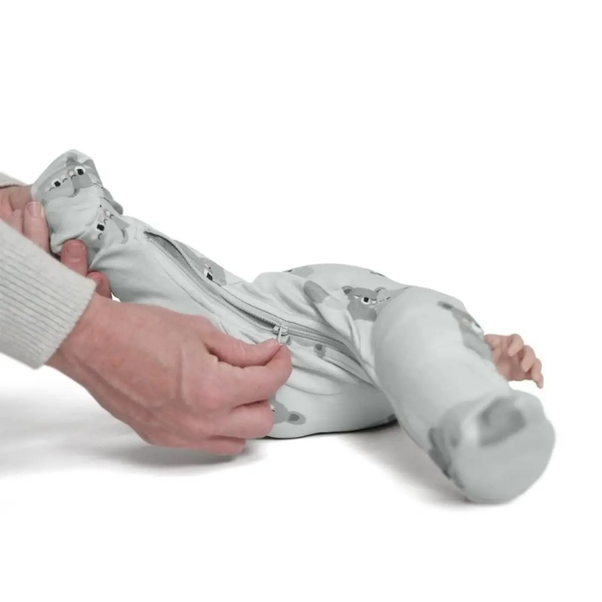 Patterned Organic Footed Sleepers 21