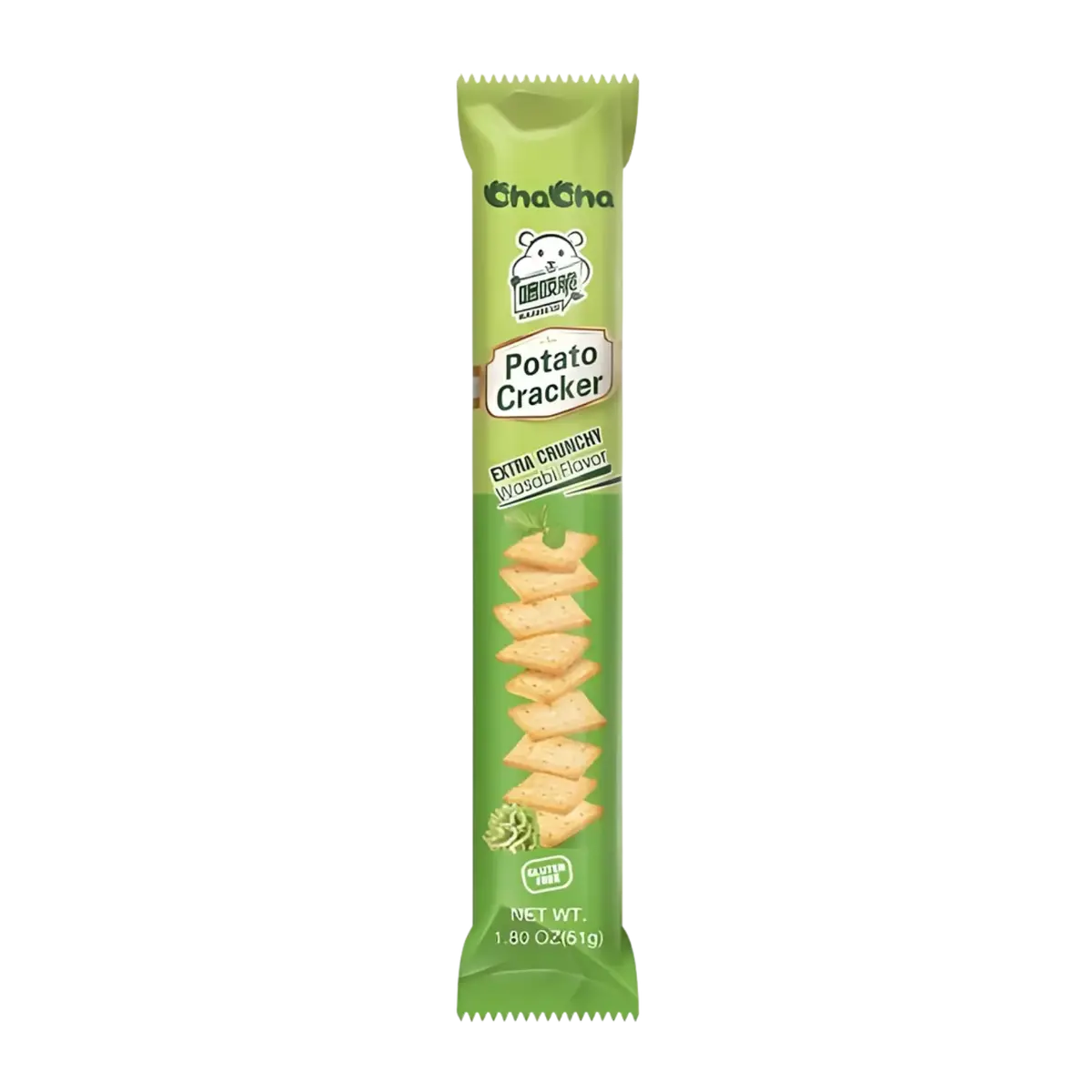Chacha Potato Cracker Wasabi Flavour 51G 1
