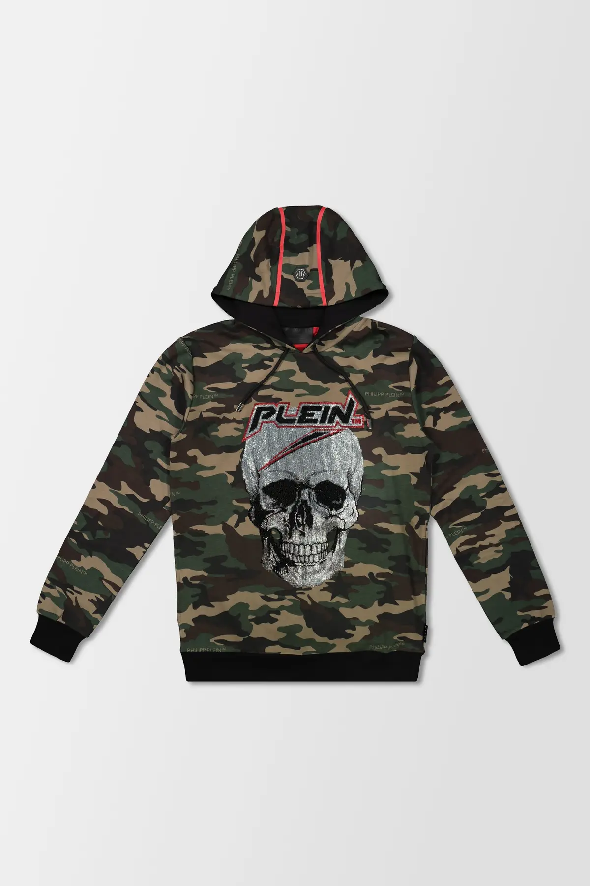 Philipp Plein Camo Space Plein Hoodie 1
