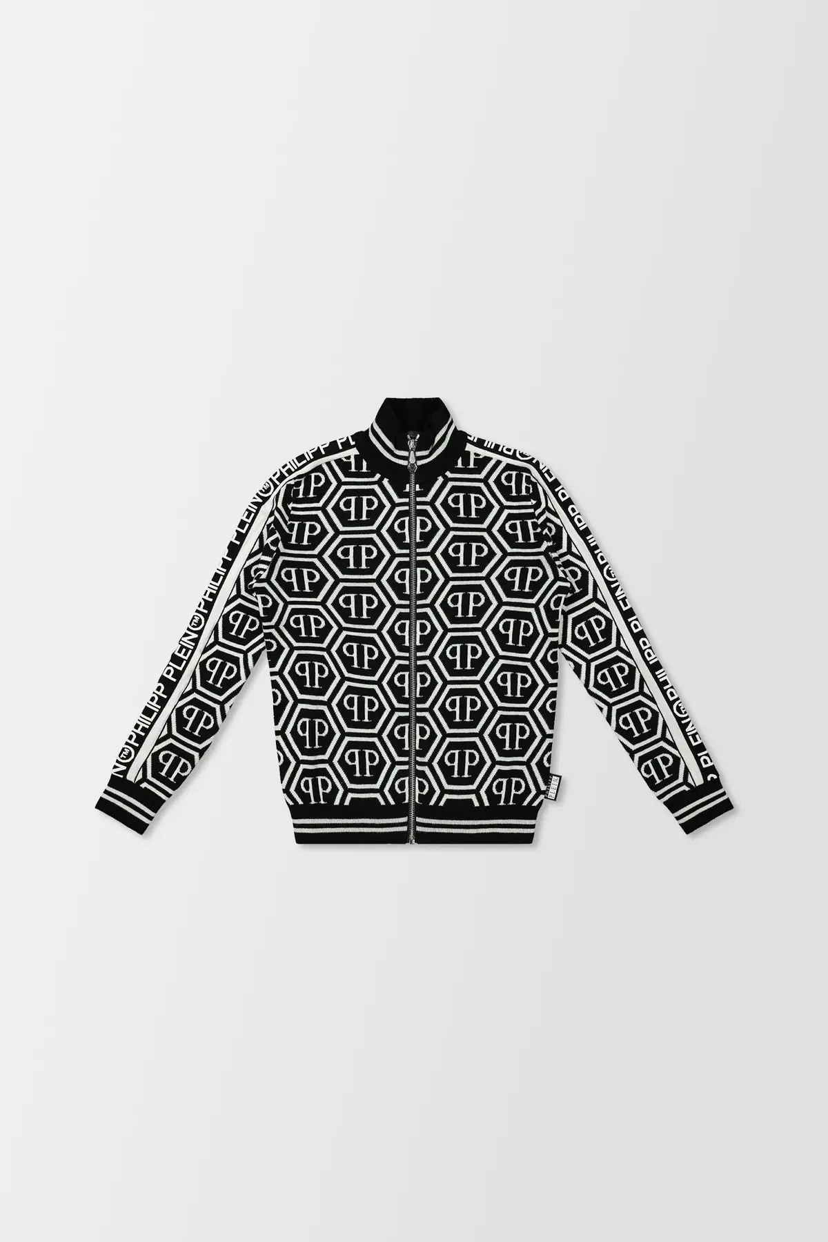 Philipp Plein All Over Pp Print Knit Sweater 1