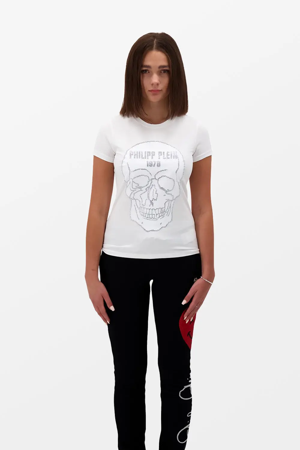 Philipp Plein Round Neck Ss Skull T-Shirt 1