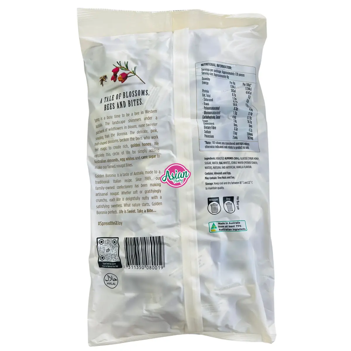 Golden Boronia Nougat Original Crunchy 1000G 2