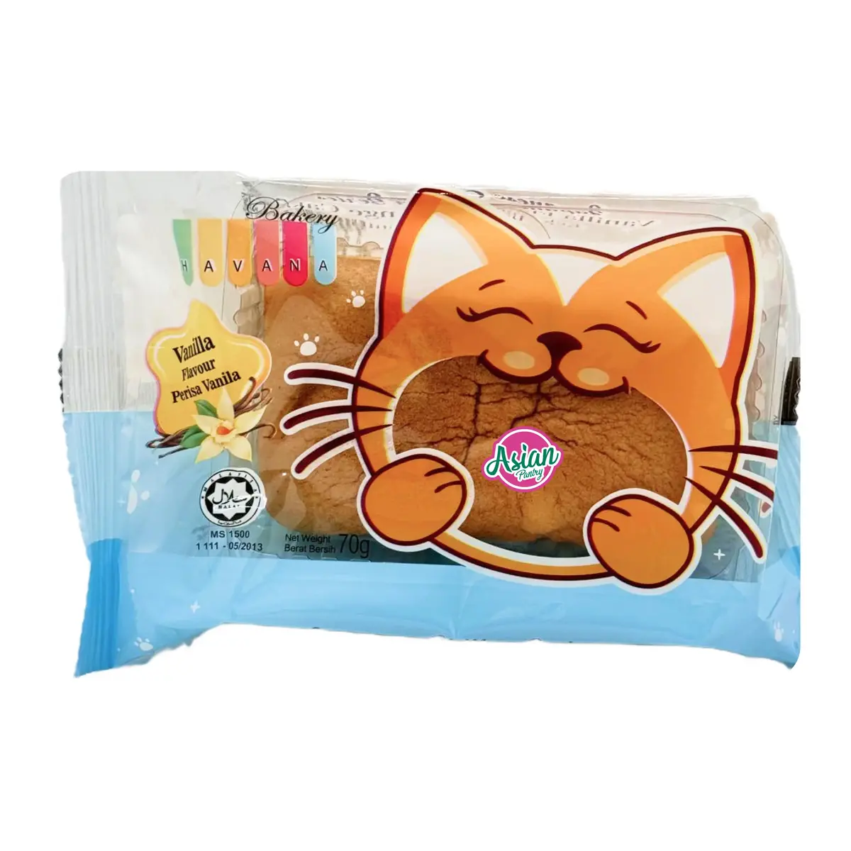 Yami Japanese Chiffon Vanilla Flavour Sponge Cake 70G (Bbd: 29/01/2026) 1