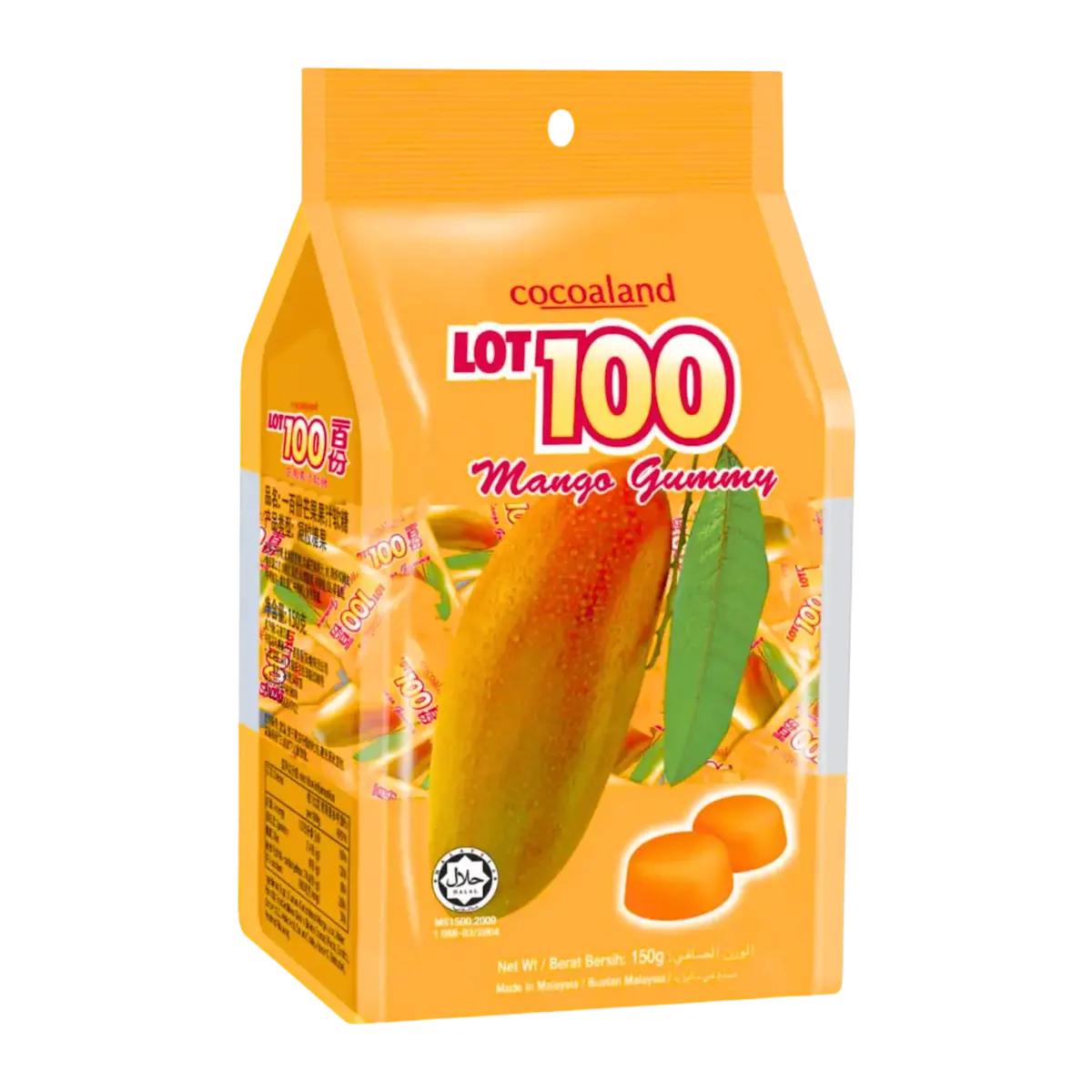 Cocoaland Lot 100 Mango Gummy 150G 1