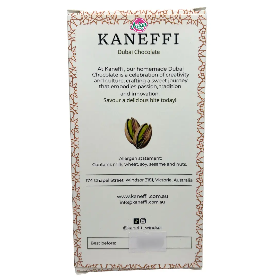 Kaneffi Pistachio Dubai Chocolate 200G 2