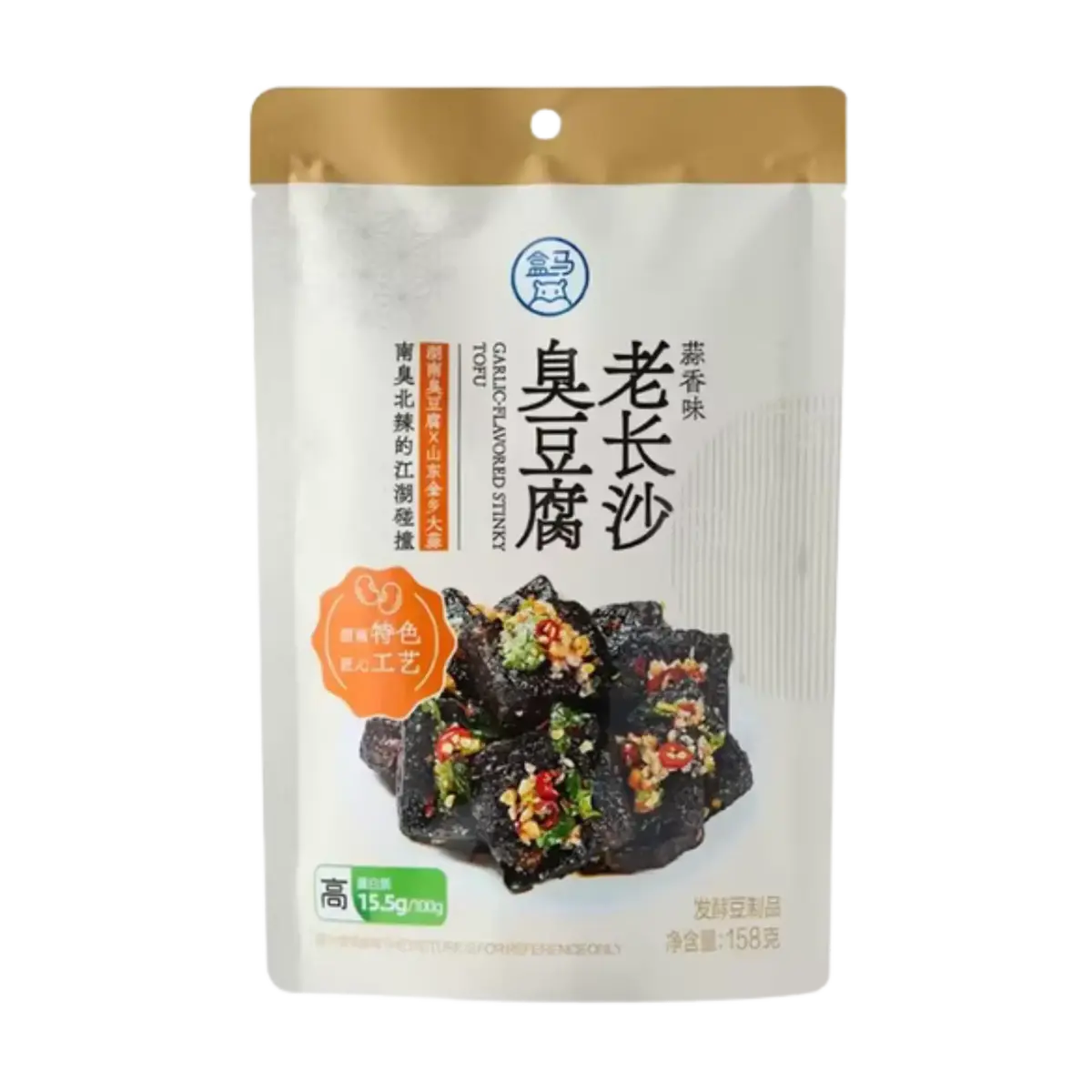 Xiangxiang Zui Garlic Flavoured Stinky Tofu 82G 1