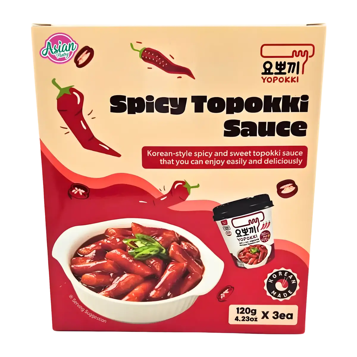 Yopokki Spicy Tteokbokki Sauce 360G 1