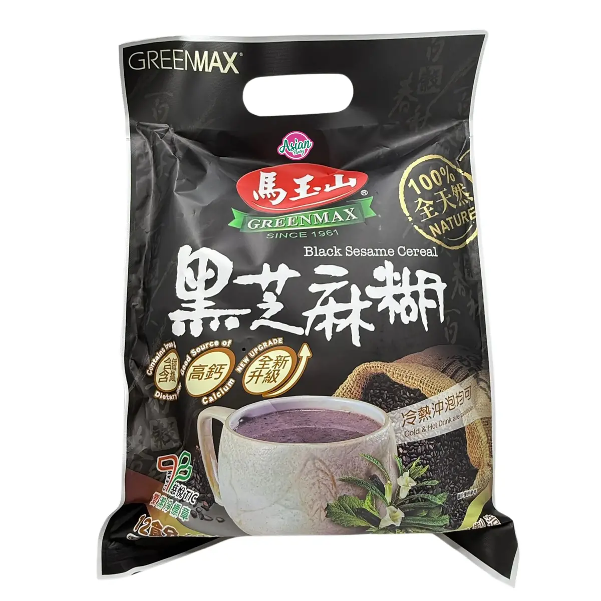 Greenmax Black Sesame Cereal Powder 360G 1