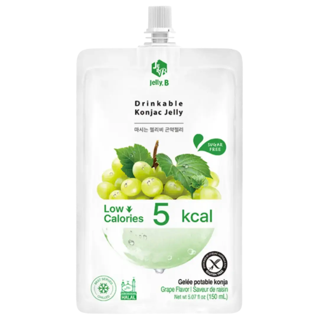 Jelly B Drinkable Konjac Jelly Grape Flavour 150Ml 1