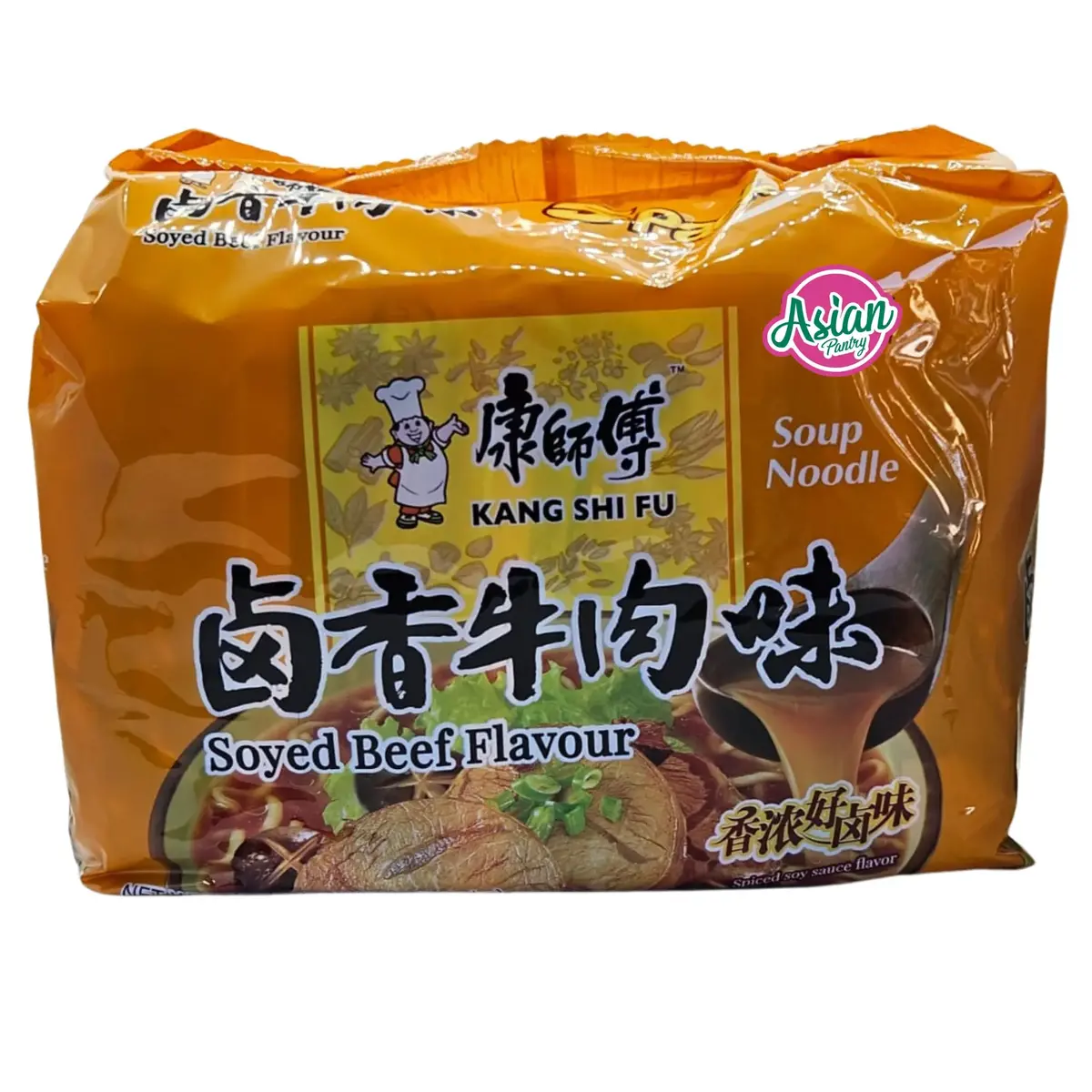 Kang Shi Fu Soup Noodle Pack Soyed Beef Flavour 1