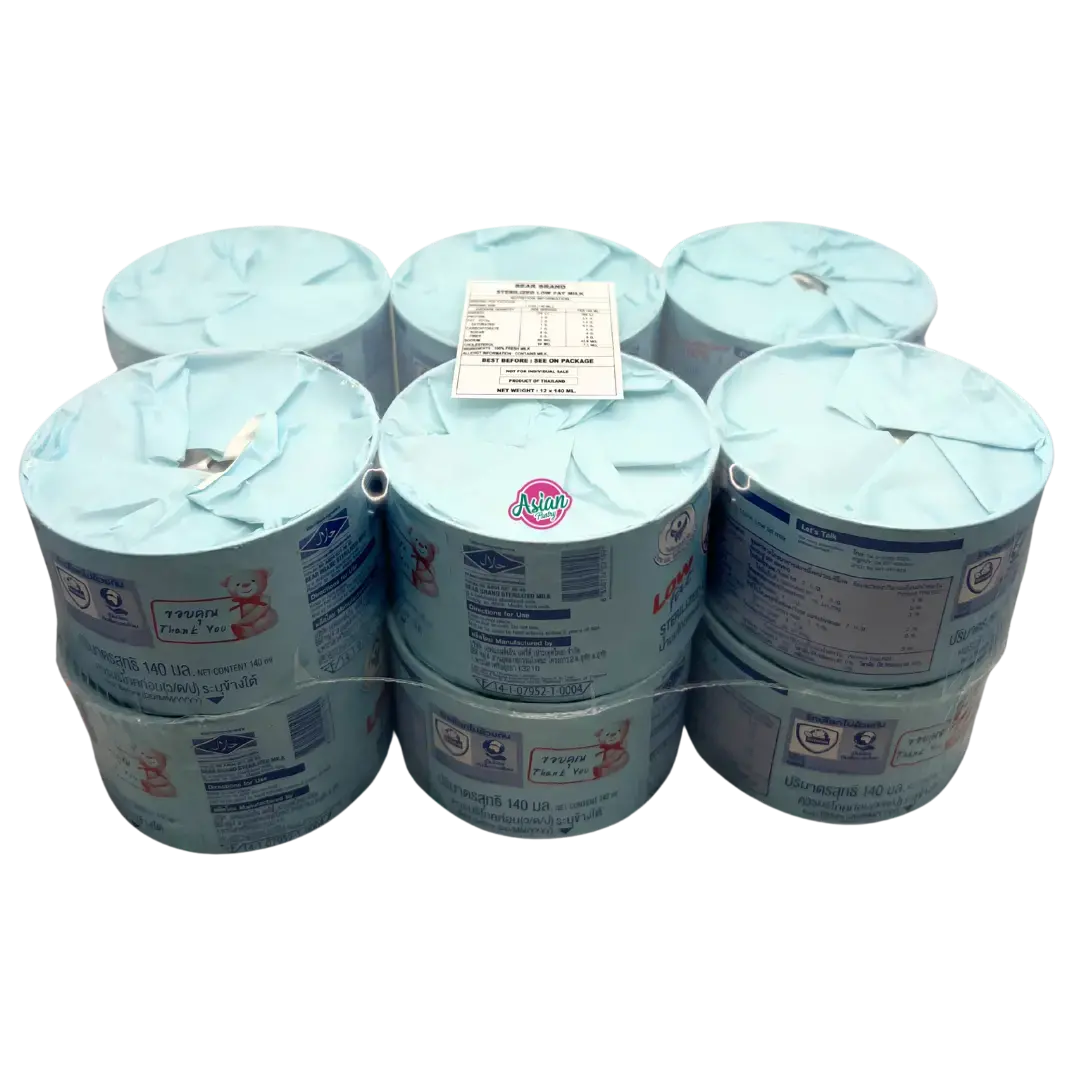 Nestle Bear Sterilized Milk Low Fat Milk 140Ml 1