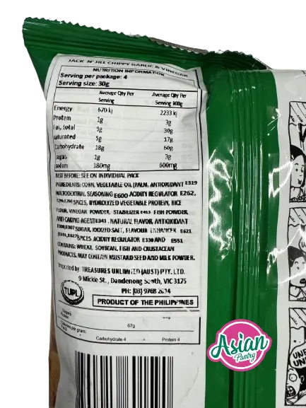 Chippy Garlic & Vinegar 108G 2