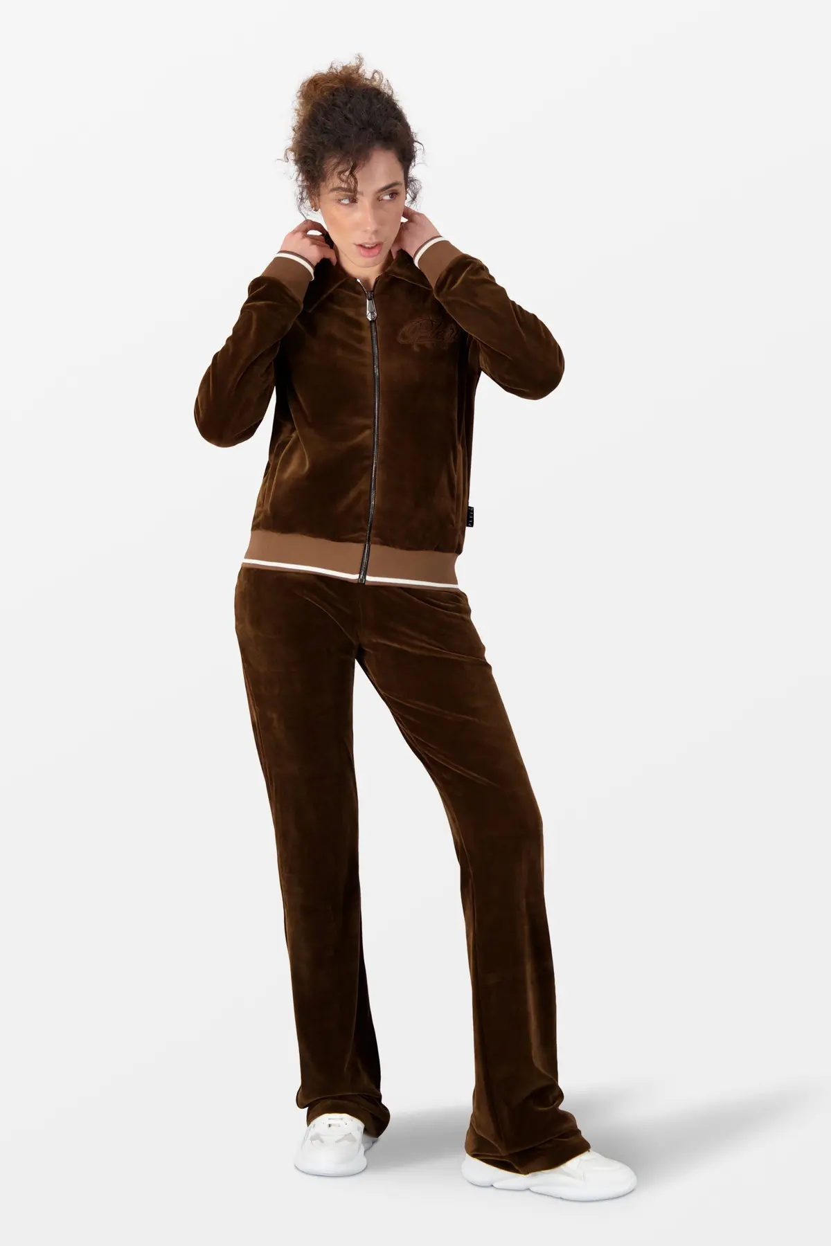 Philipp Plein Brown Jogging Tracksuit 1