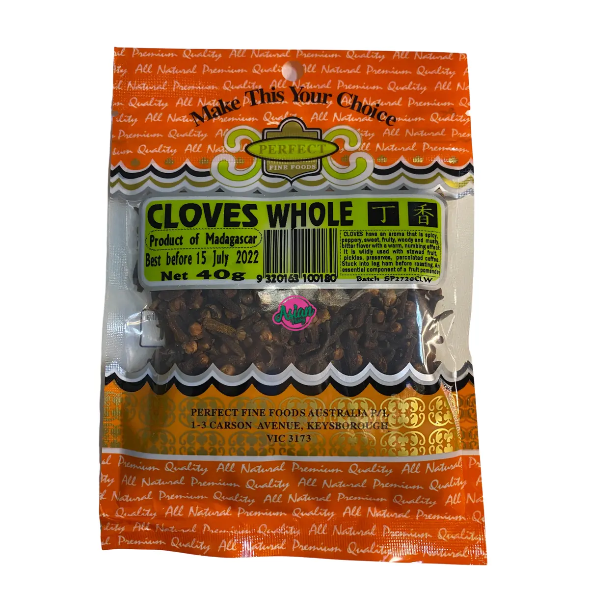Perfect Fine Foods Cloves Whole 40G 1