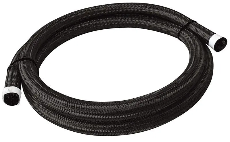Af111 Series Black Stainless Braided Hose Cover – 2" (50Mm) Id, Af111-050-2Mblk 1