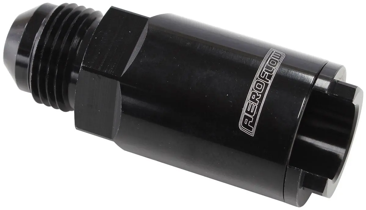 Push-On -8An Efi Fitting With 1/2" Hose Barbed End – Af808-04Blk 1