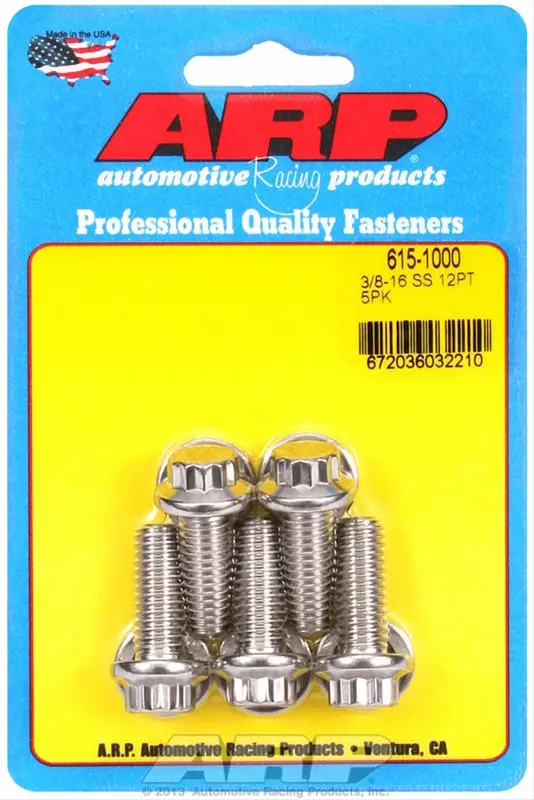 Arp 615-1000 Stainless Steel Socket Head Cap Screws – Grade 8 Equivalent Strength 1