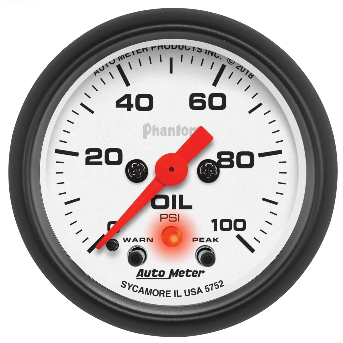 Autometer 5752 Phantom Series Analog Gauge – Single Unit 1