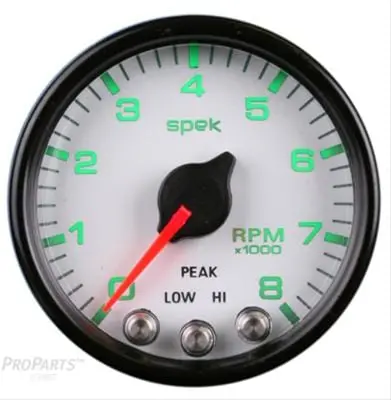 Autometer P334128 Spek-Pro Digital Tachometer Gauge With Led Display 1