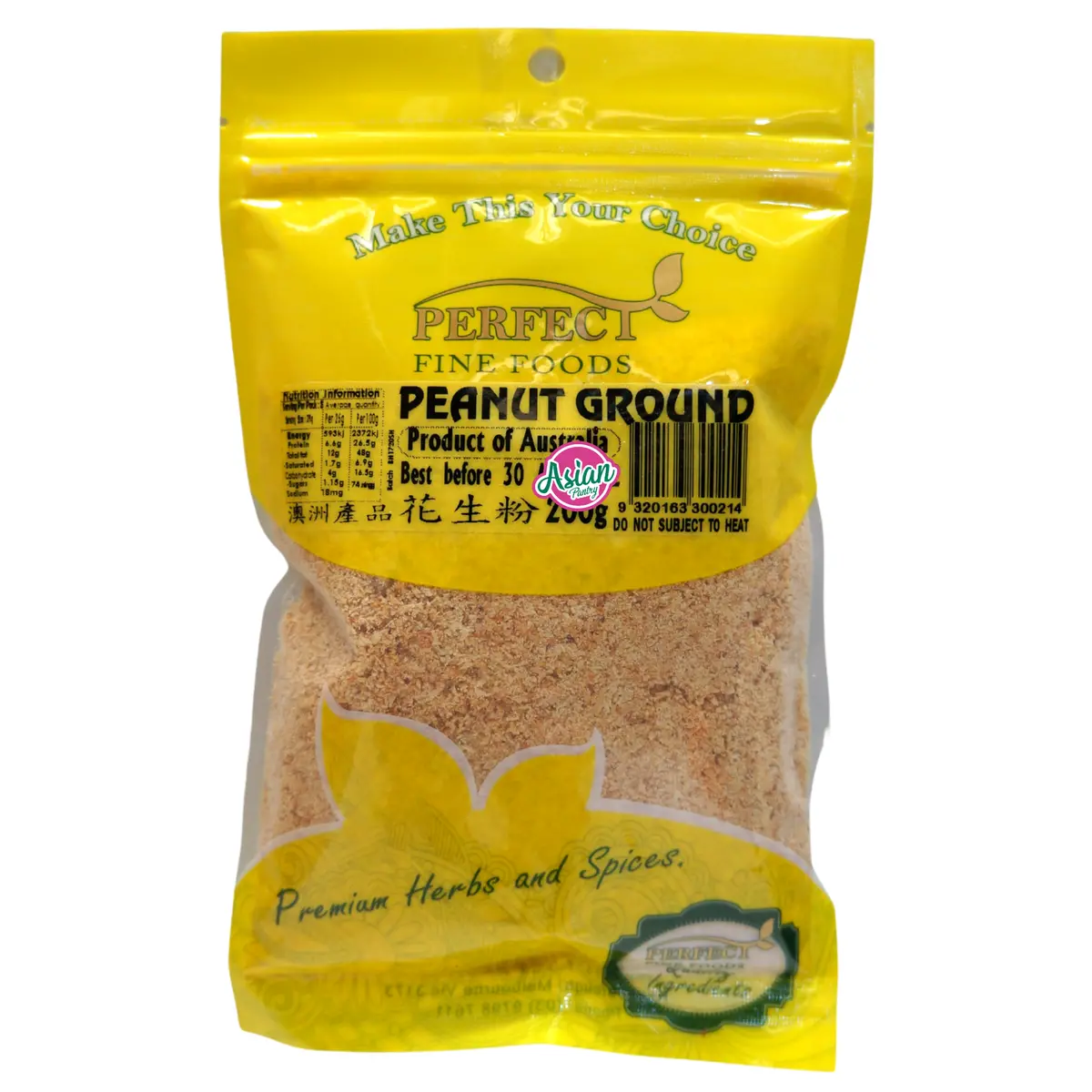 Perfect Fine Foods Ground Peanuts 200G 1