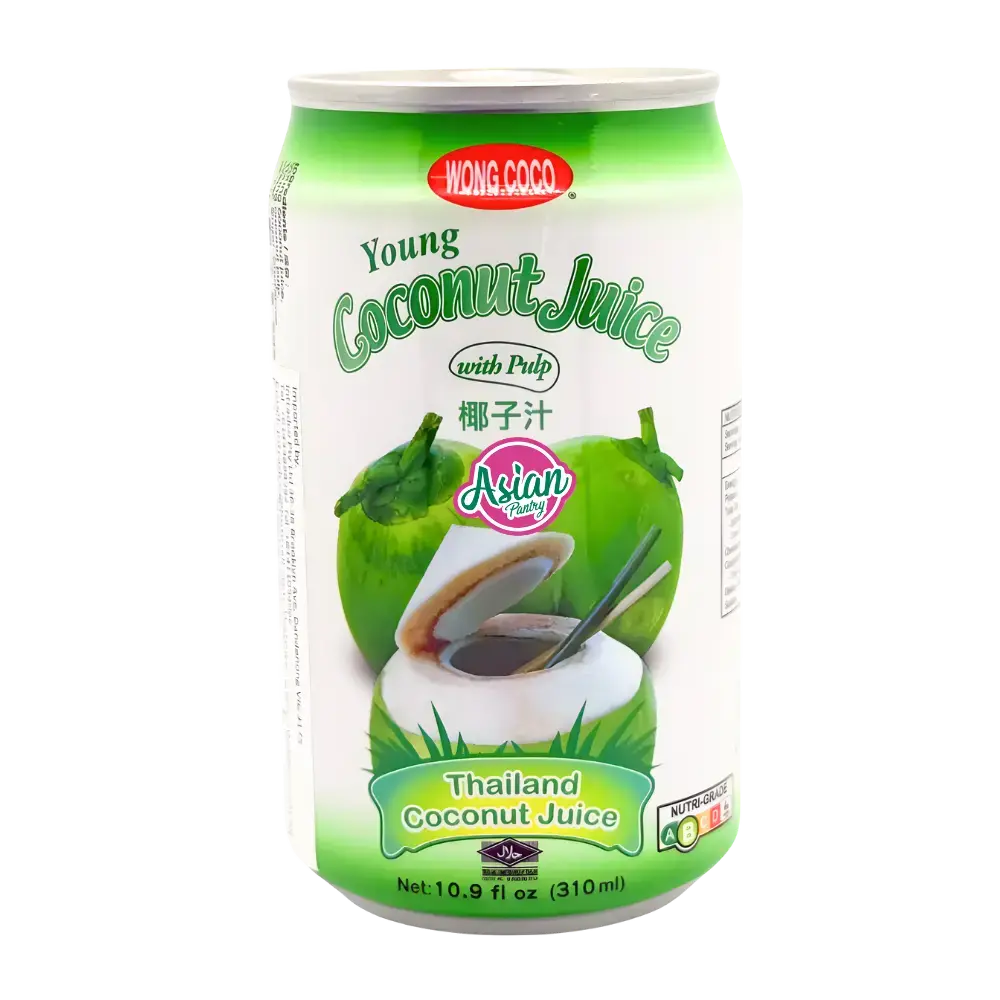 Wong Coco Coconut Juice With Pulp 320Ml 1