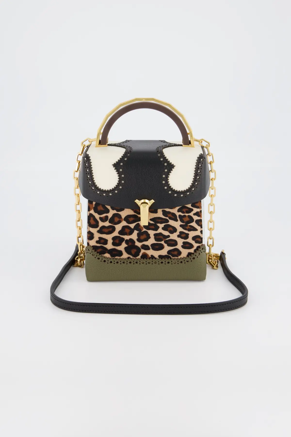 The Volon Leopard Great L. Box Alice Bag 1