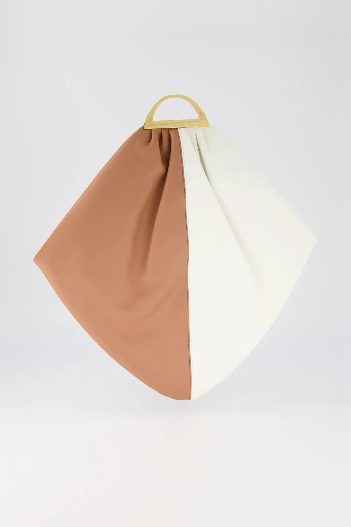 The Volon Tan/White Gao Handbag 1