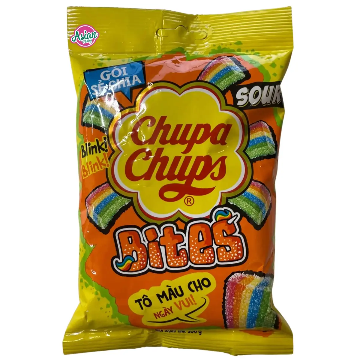 Chupa Chups Sour Bites Jelly Candy Fruit Flavour 160G (Bbd: 23/12/2025) 1