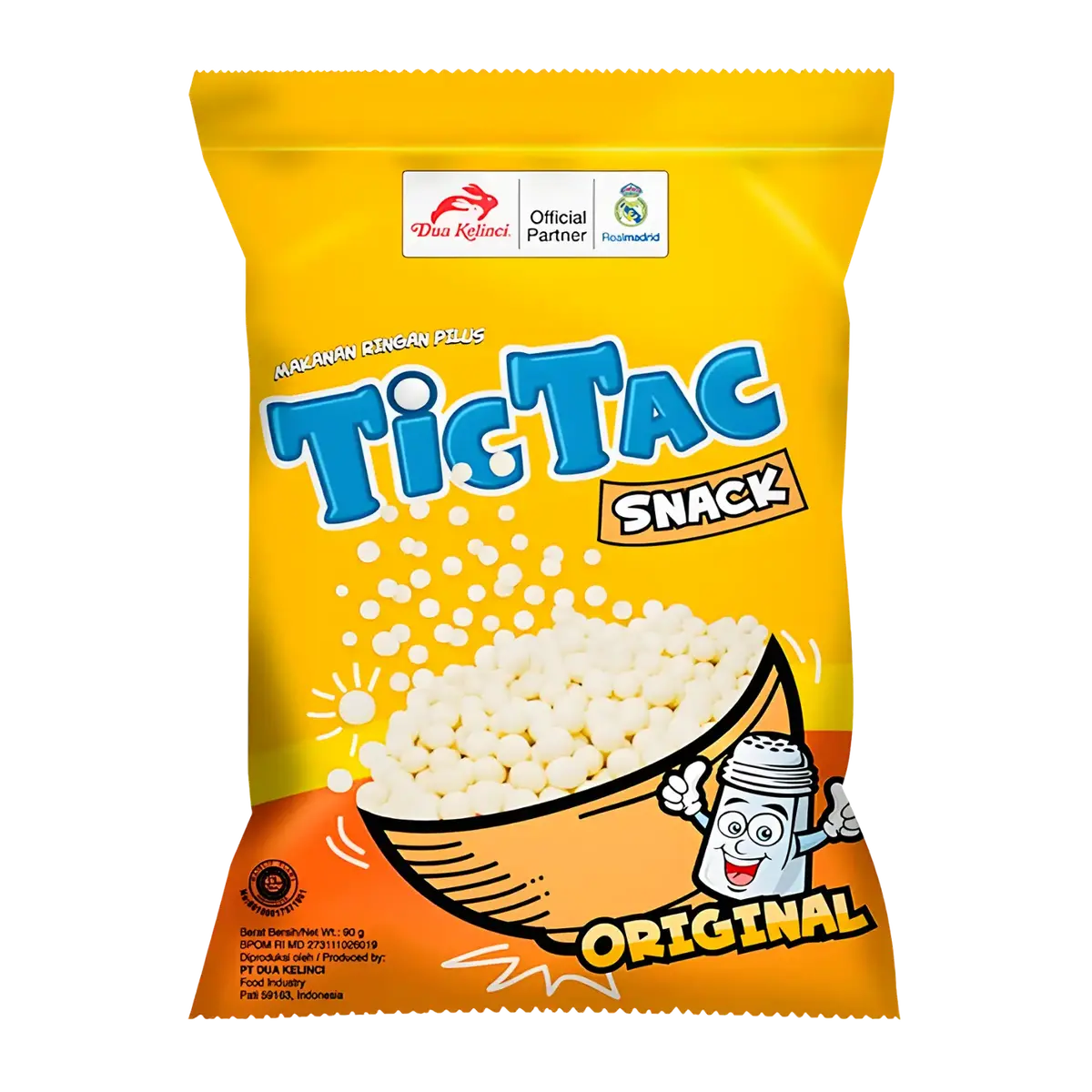 Dua Kelinci Tic Tac Cassava Snack Original Flavour 80G 1