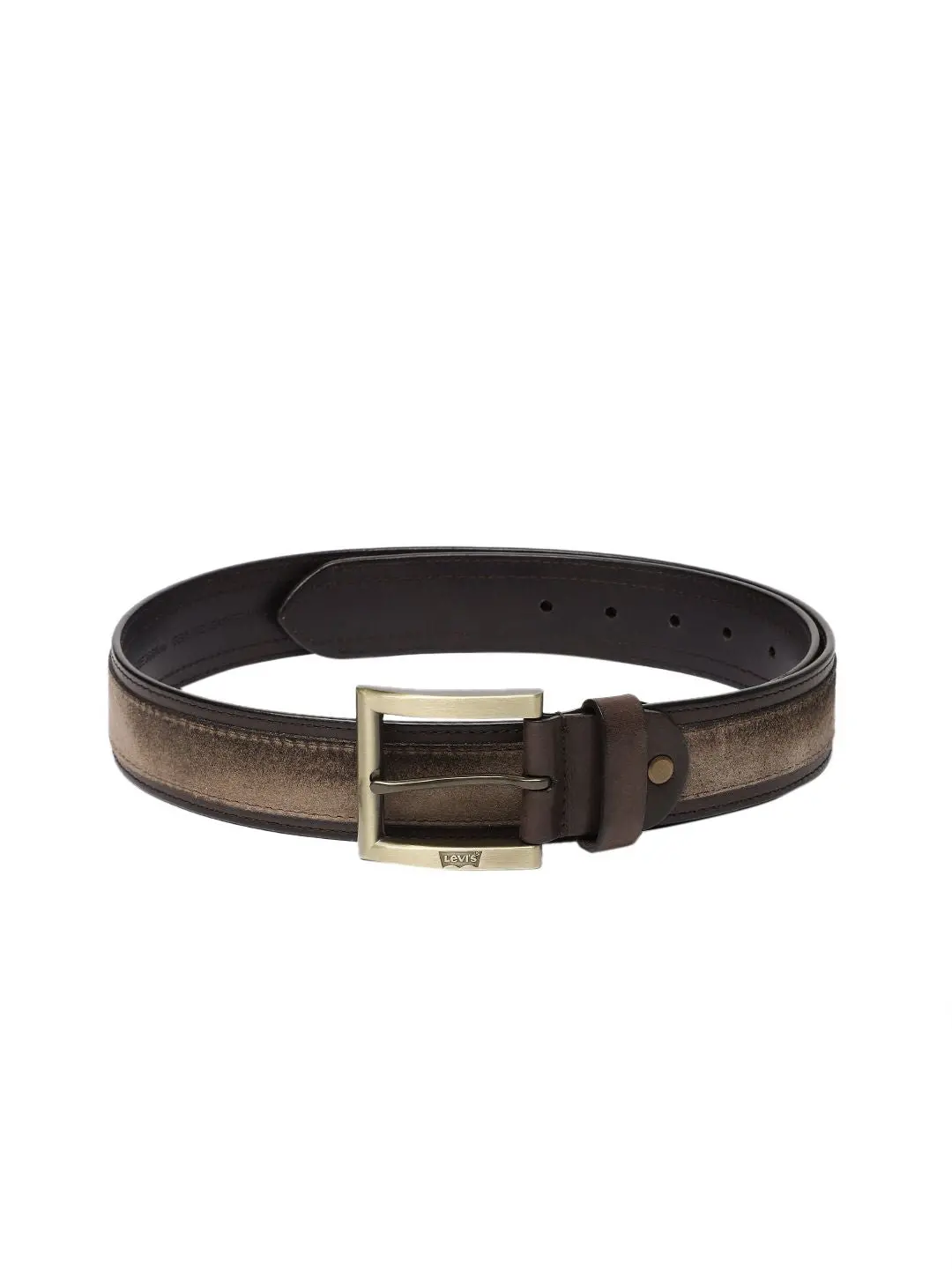 Men's Brown Textured Belt 2