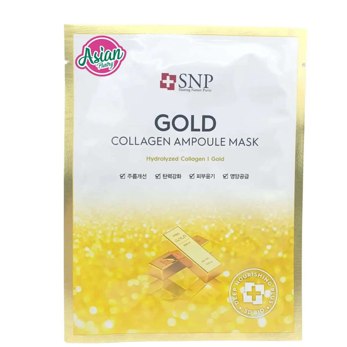Snp Gold Collagen Ampoule Mask 1