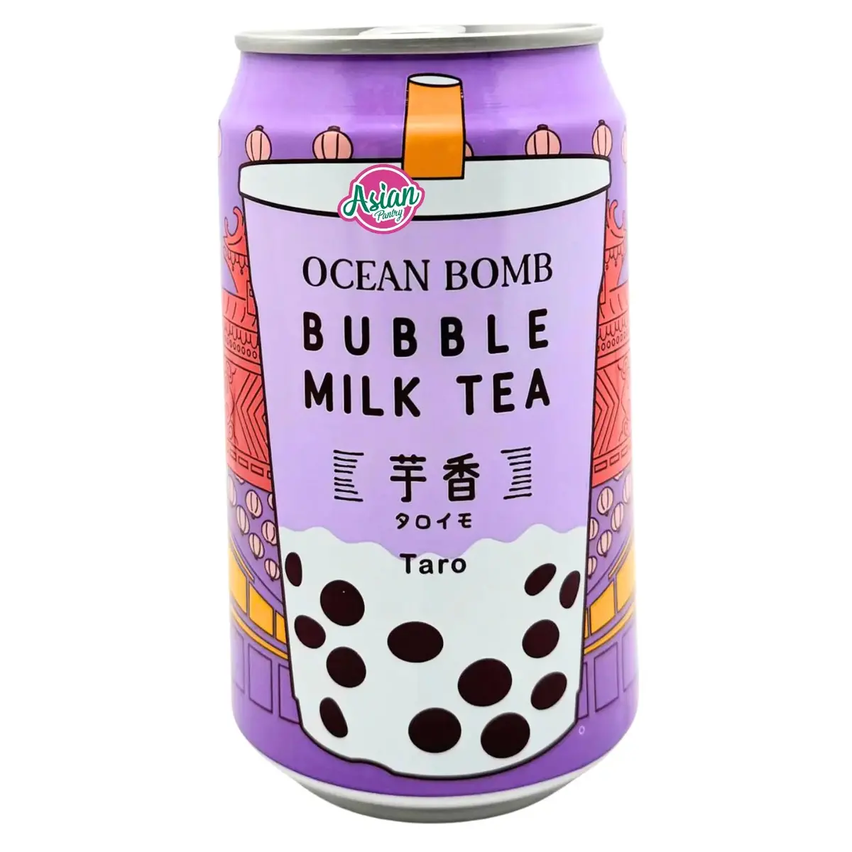 Ocean Bomb Bubble Milk Tea Taro Flavour 315Ml 1
