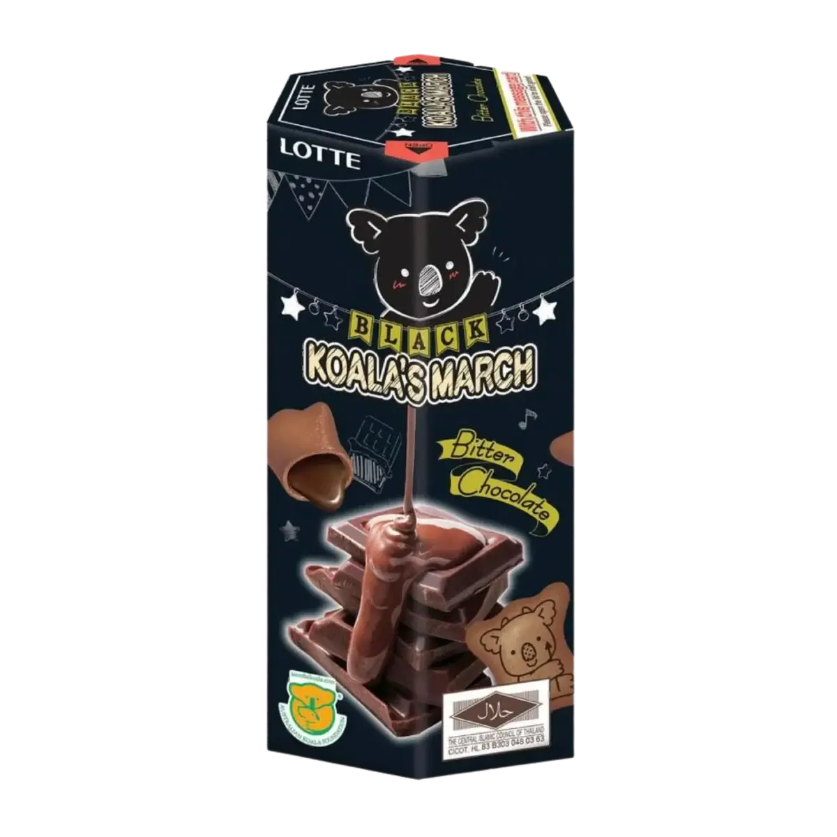 Lotte Koalas March Black Chocolate 37G 1