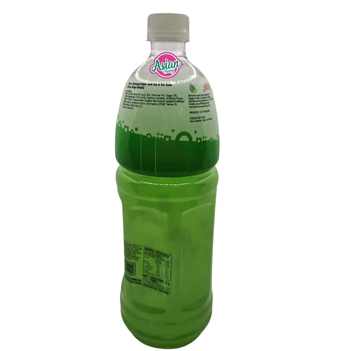 Mogu Mogu Melon Juice With Nata De Coco 1L 2