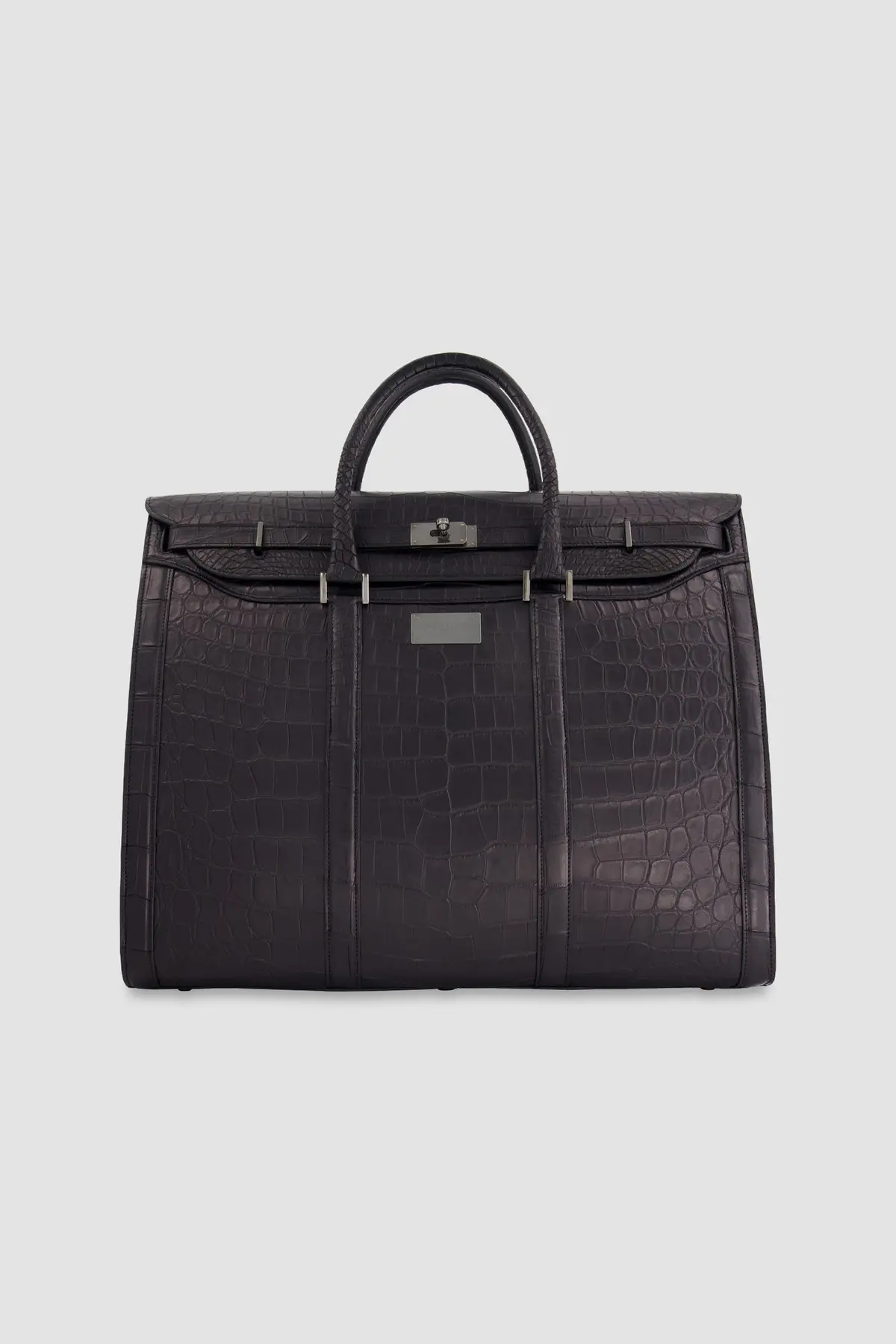 Hettabretz Alligator Travel Bag - Black 1