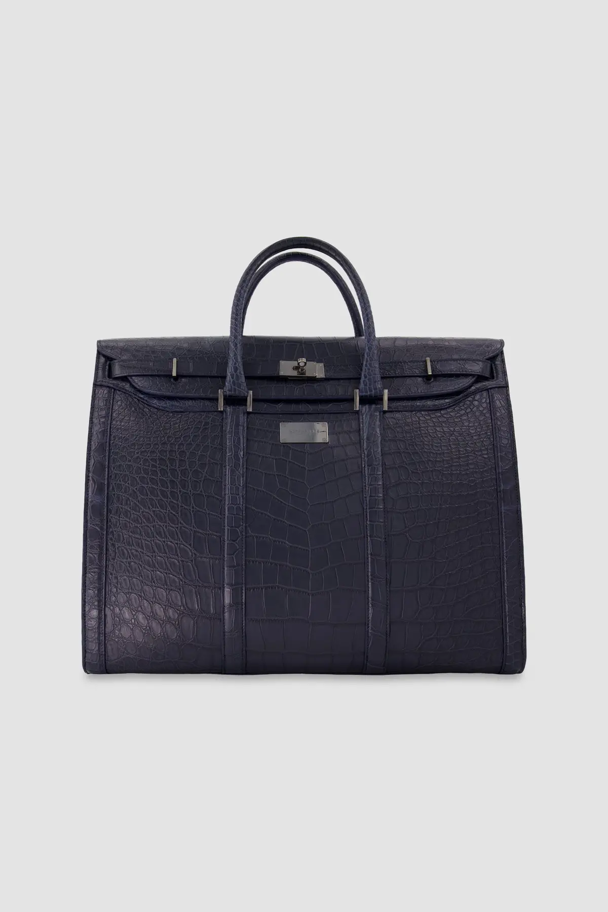 Hettabretz Alligator Travel Bag - Navy 1