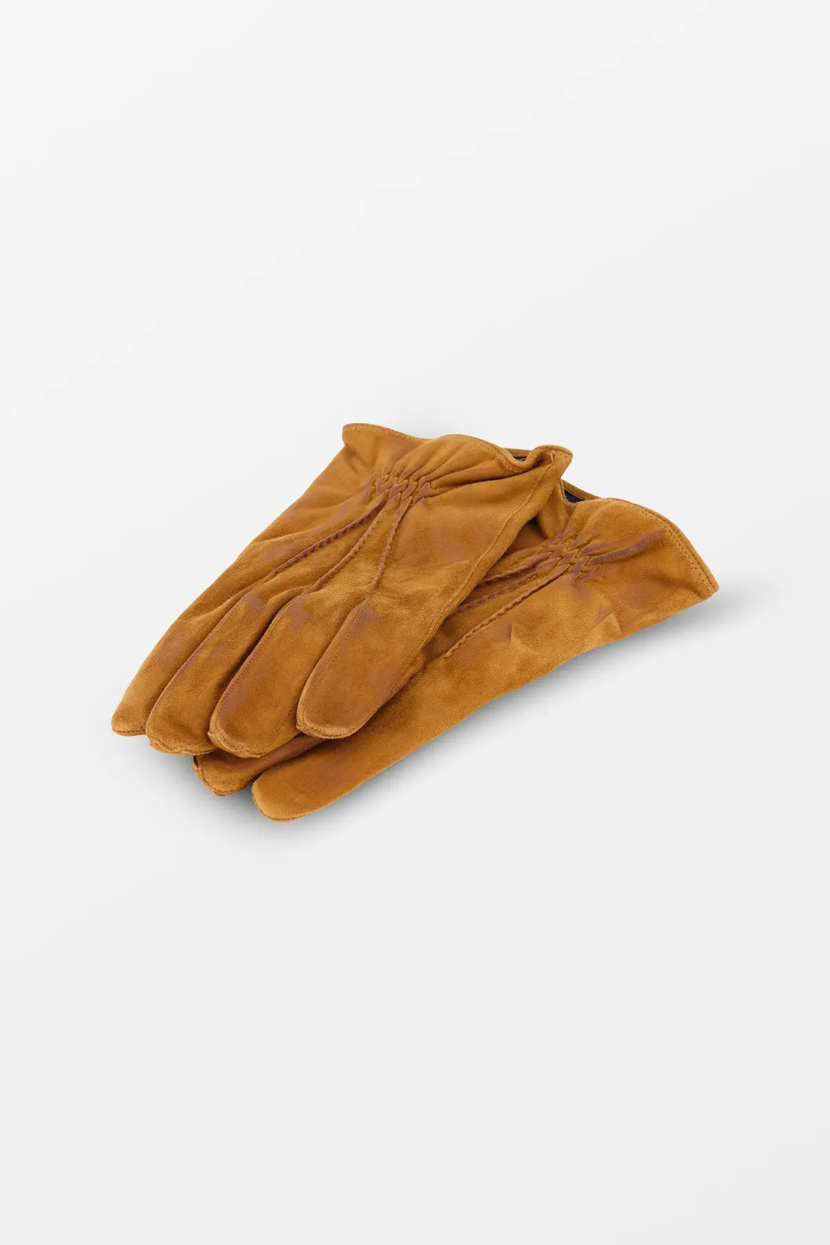 Barba Napoli Brown Leather Gloves 1