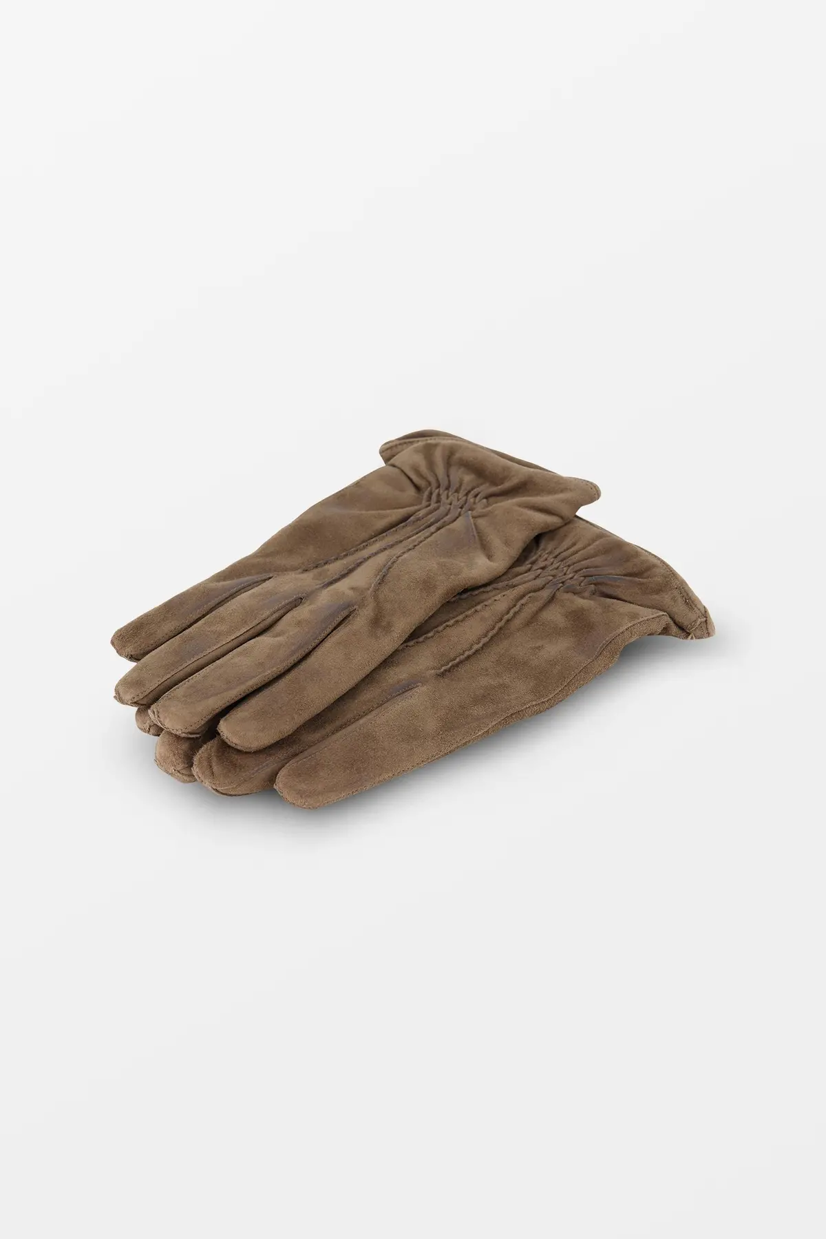 Barba Napoli Dark Brown Leather Gloves 1
