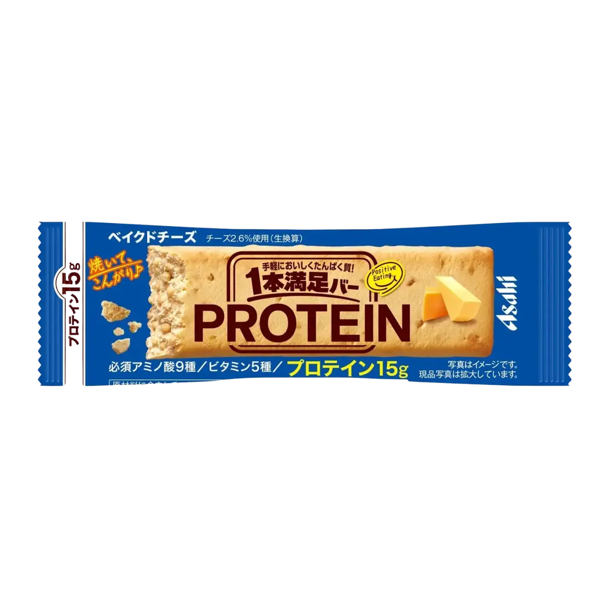Asahi Ippon Manzoku Protein Bar Baked Cheese 47G 1