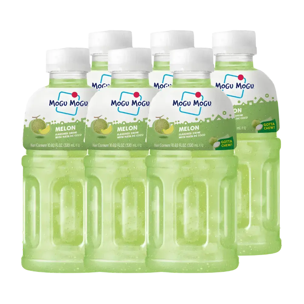 Mogu Mogu Melon Flavour With Nata De Coco 6 Pack 1