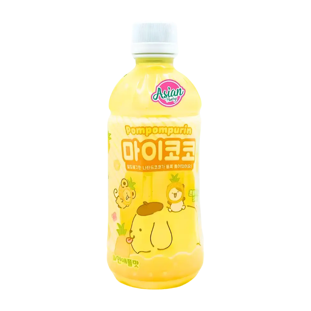 Mycoco Pompompurin Drink Pineapple Flavour 340Ml 1