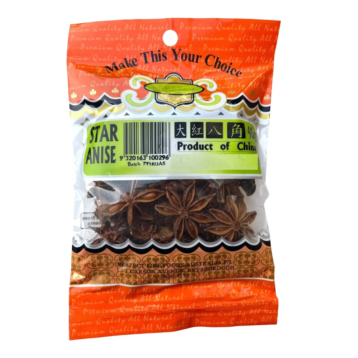 Perfect Fine Foods Star Anise Whole 40G 1