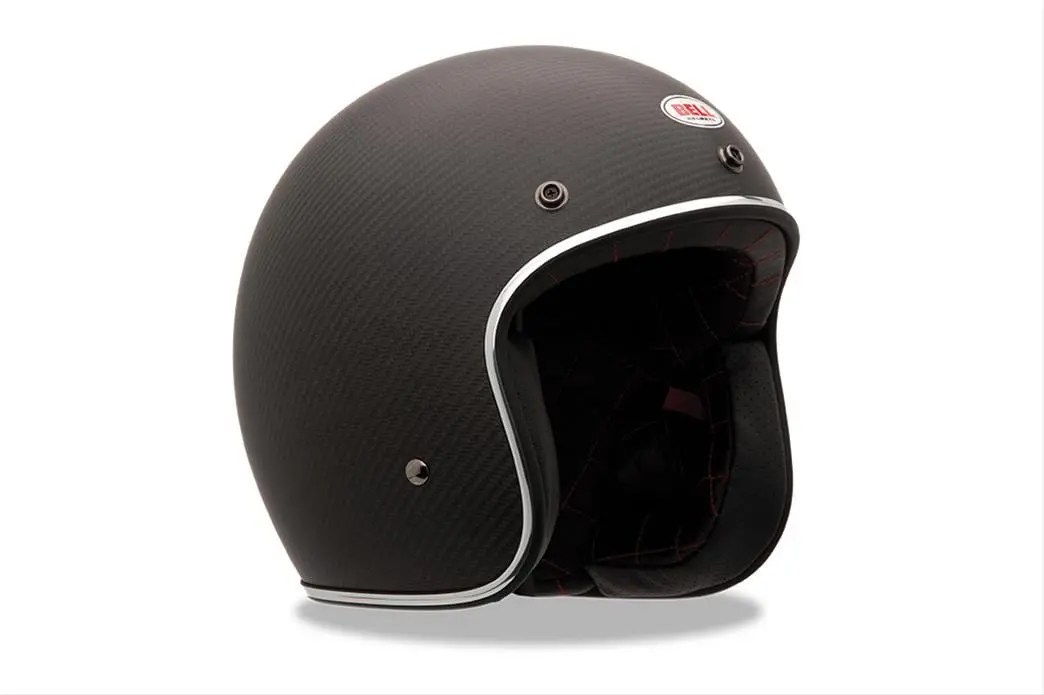 Bell Custom 500 Carbon Fiber Motorcycle Helmet – Dot & Snell Certified 1