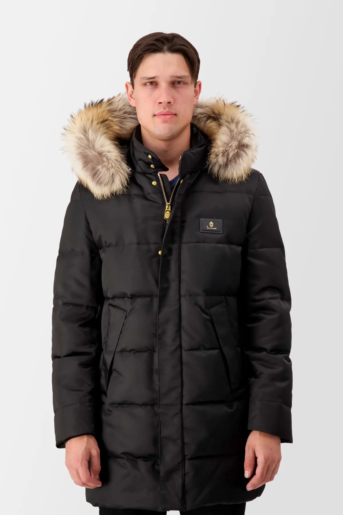 Billionaire Black Long Down Jacket 1