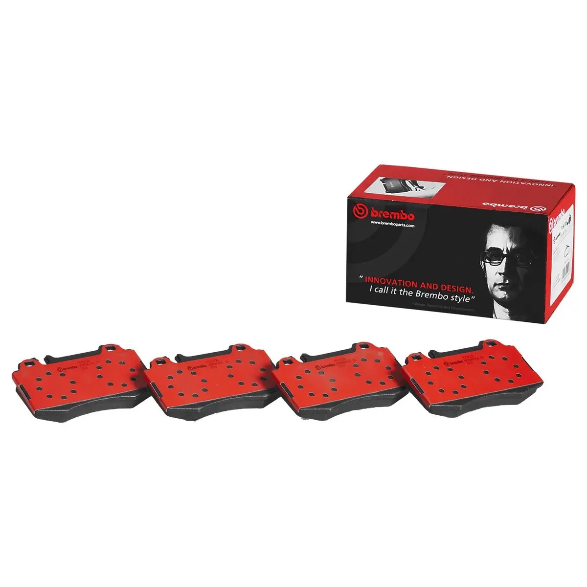 Brembo Kt04254 Front Disc Brake Pad And Rotor Kit 2